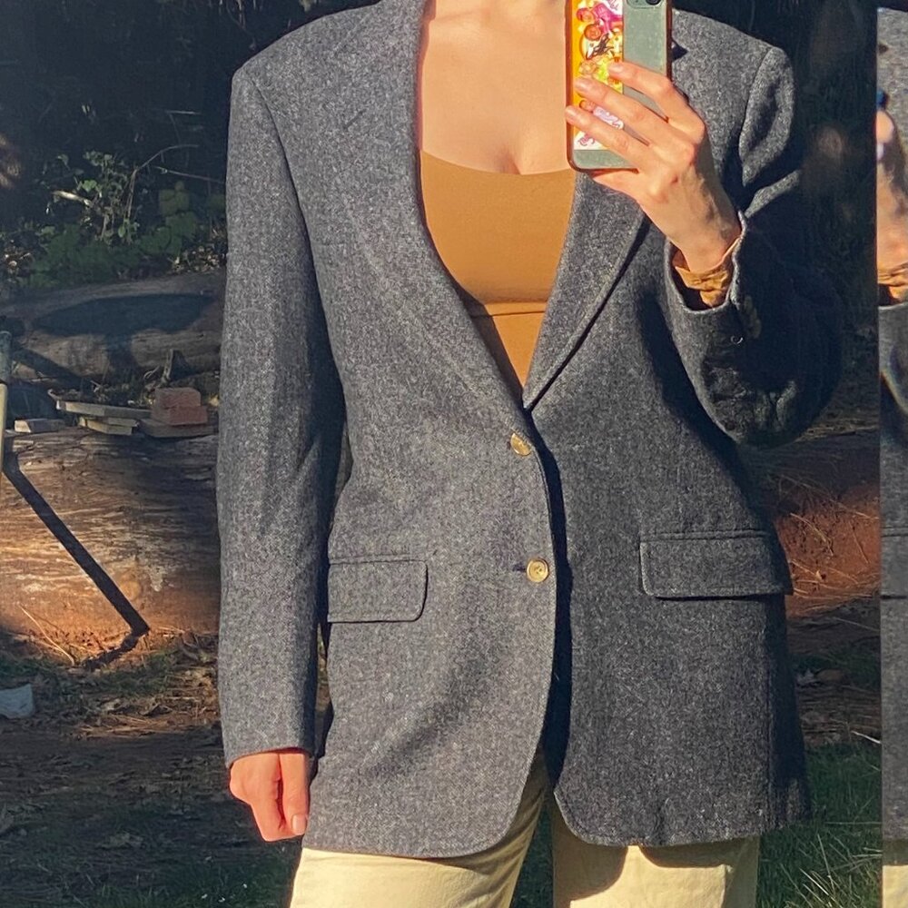Vintage Harris Tweed Austin Scott Blazer (Scottish Wool Sports Jacket)
